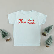 Nice List - Child Tee Little Mama Shirt Shop