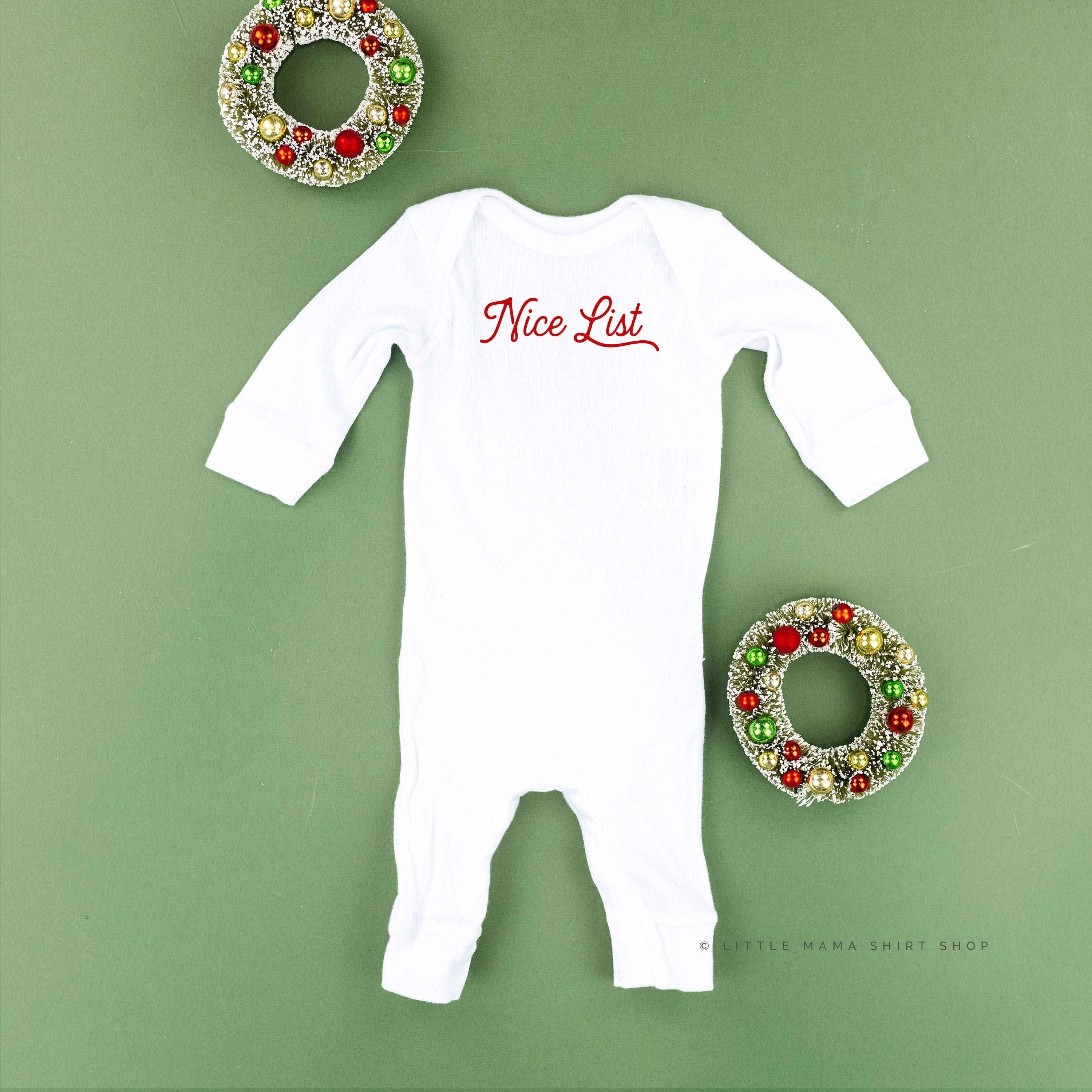 Nice List - Baby Sleeper Little Mama Shirt Shop