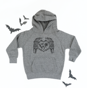 Skeleton Heart Hands - Child Hoodie