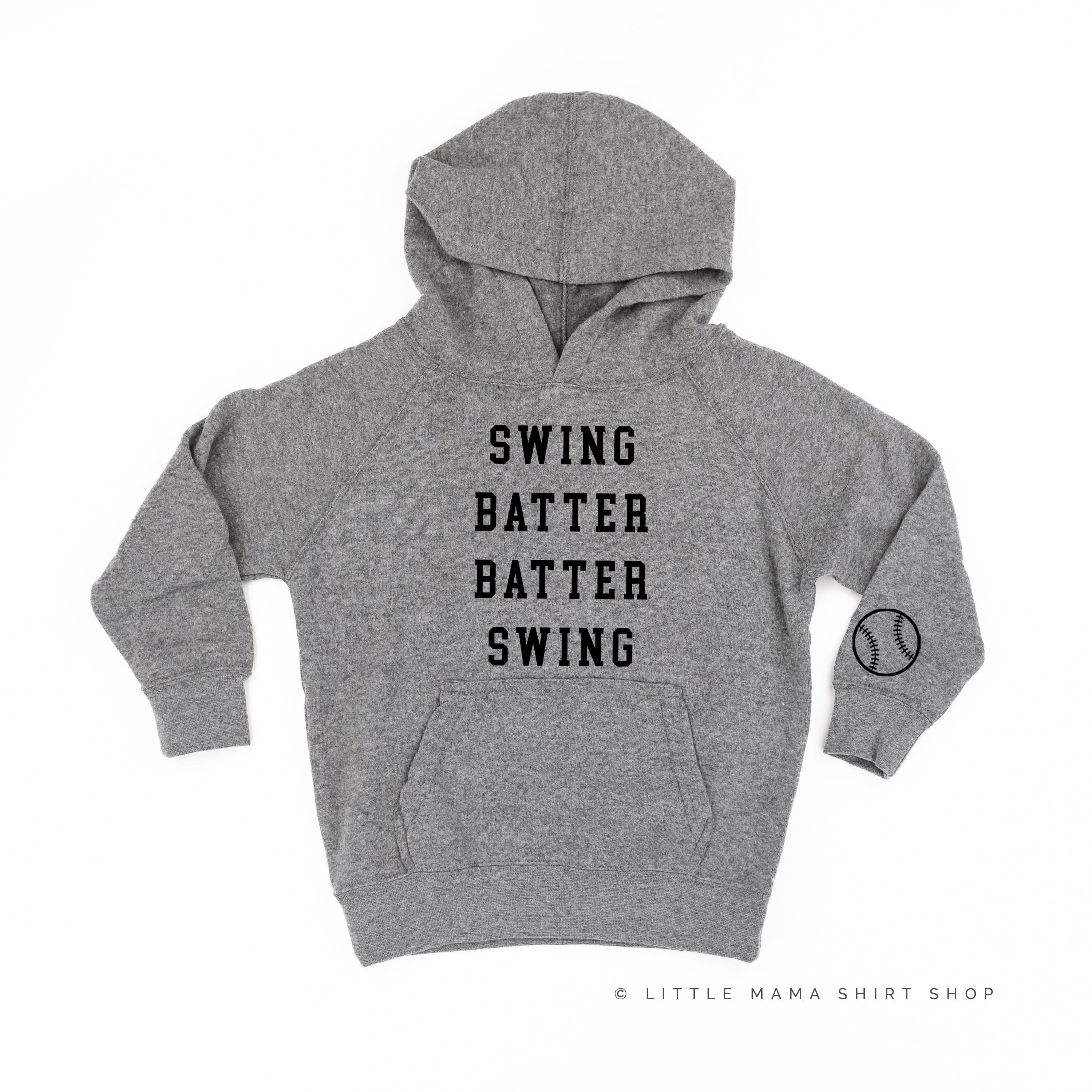 Swing Batter Batter Swing (wd) - Child HOODIE Little Mama Shirt Shop LLC