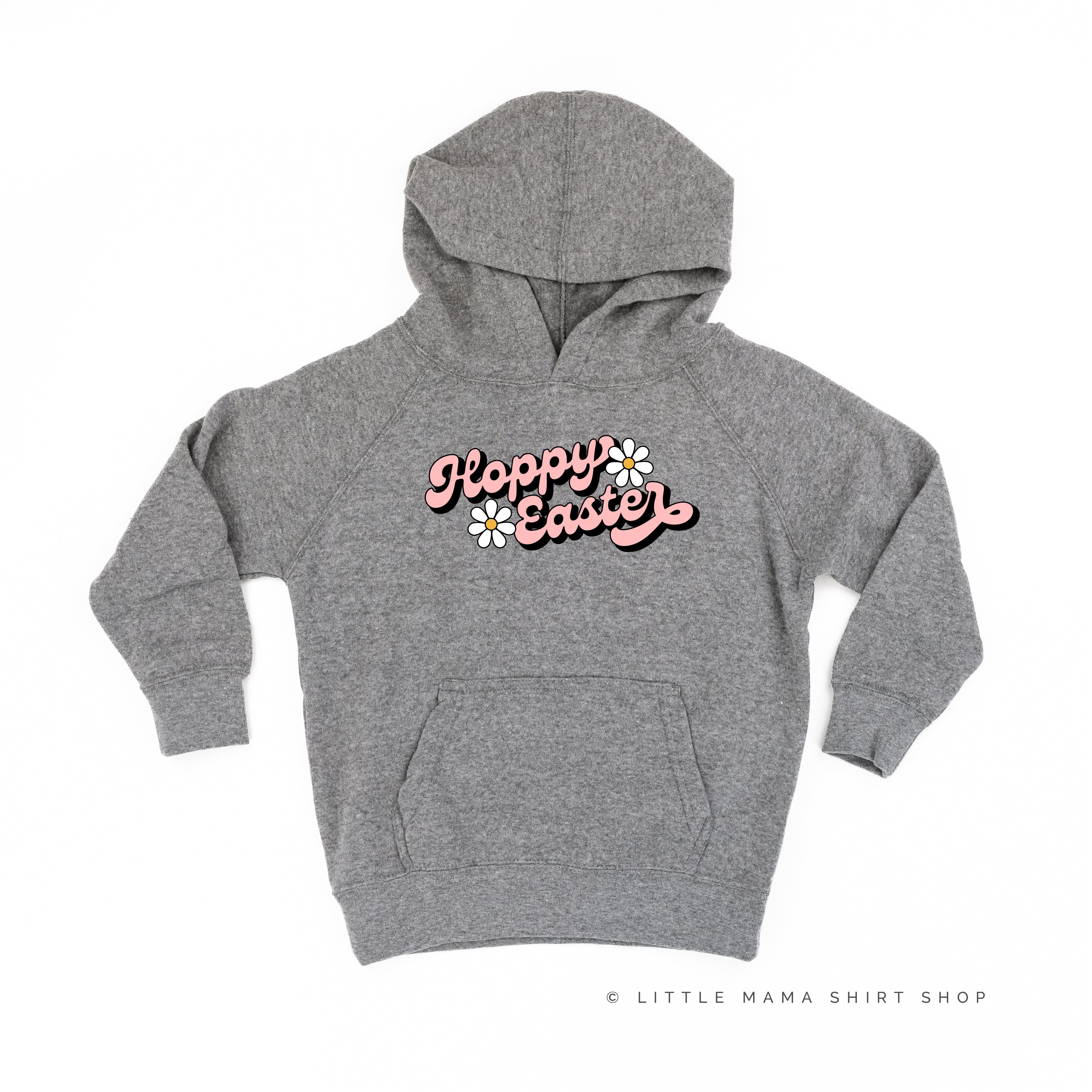 Hoppy Easter - Daisies - Child HOODIE Little Mama Shirt Shop LLC