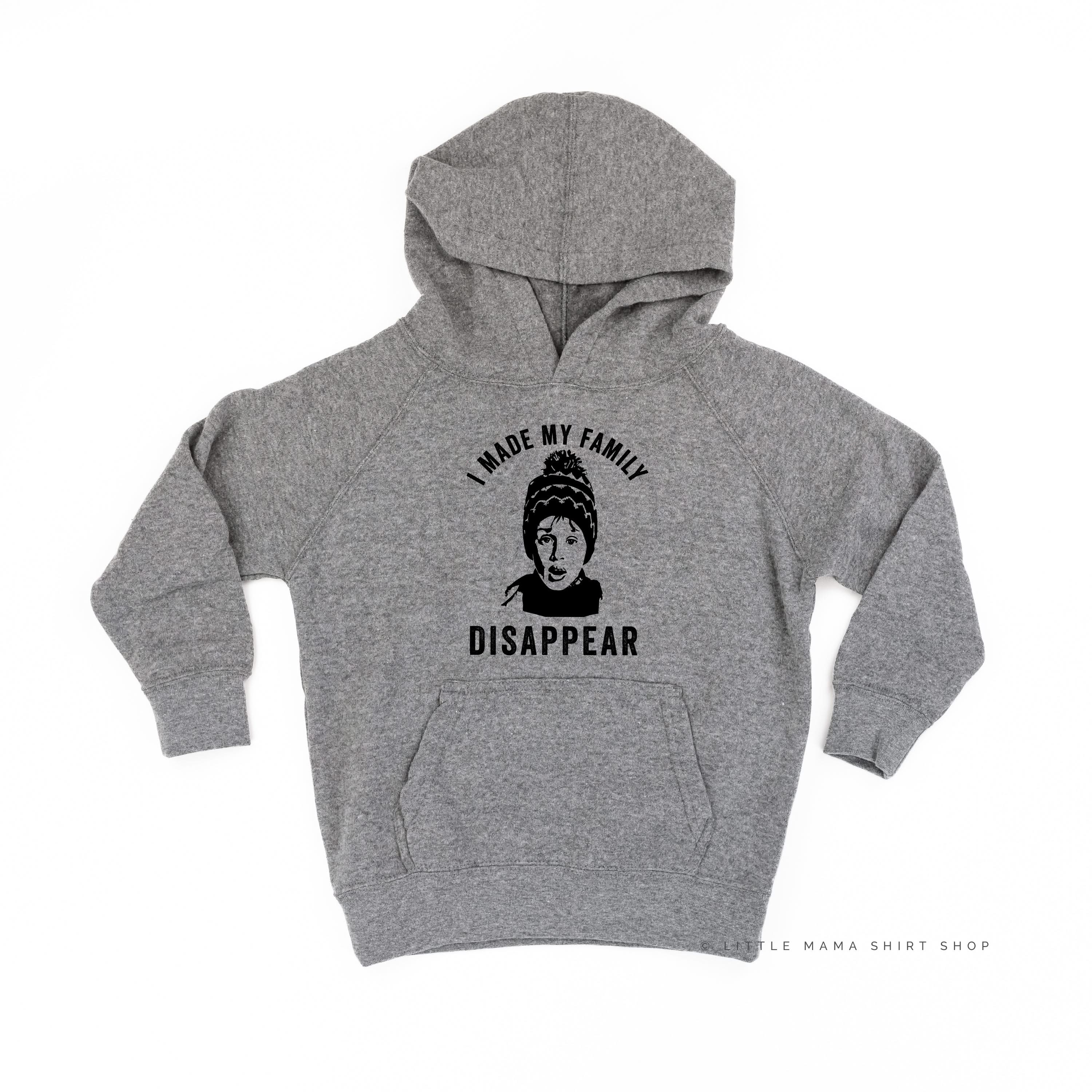 I Made My Family Disappear - Child Hoodie