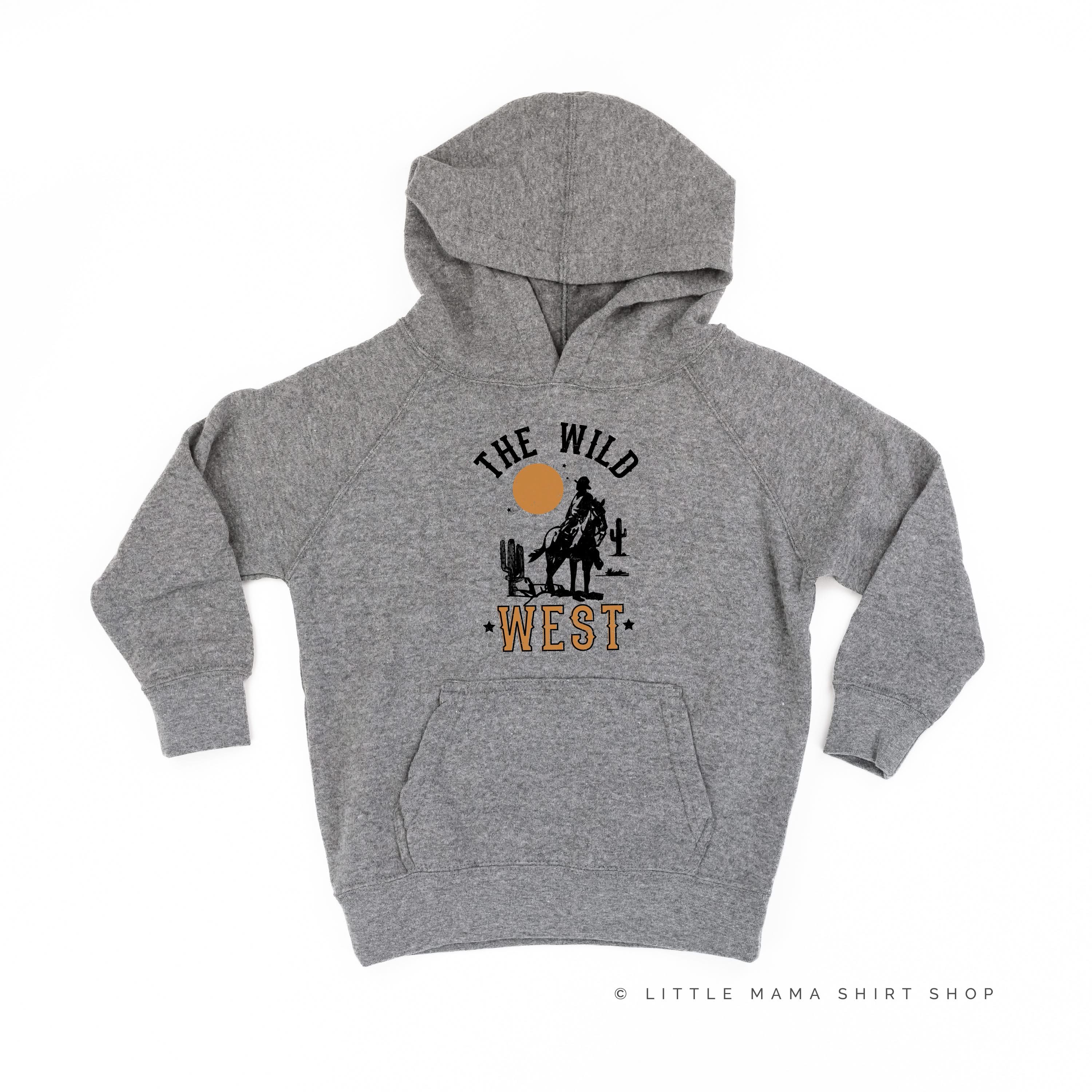 The Wild West - Distressed Design - Nickel Child Hoodie