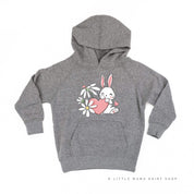 Vintage Love Bunny - Child HOODIE Little Mama Shirt Shop LLC