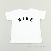 BIRTHDAY NUMBER - BLOCK FONT - Child Shirt Little Mama Shirt Shop