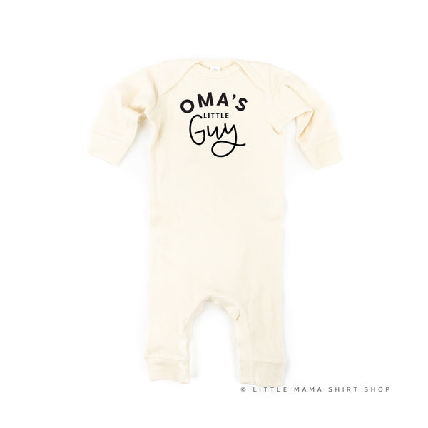 Oma's Little Guy - One Piece Baby Sleeper