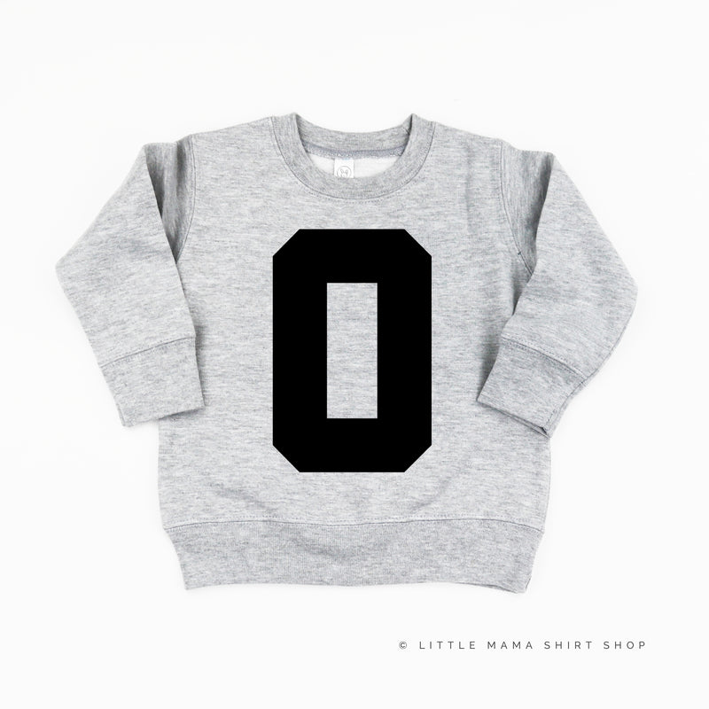 VARSITY INITIALS - Child Sweater
