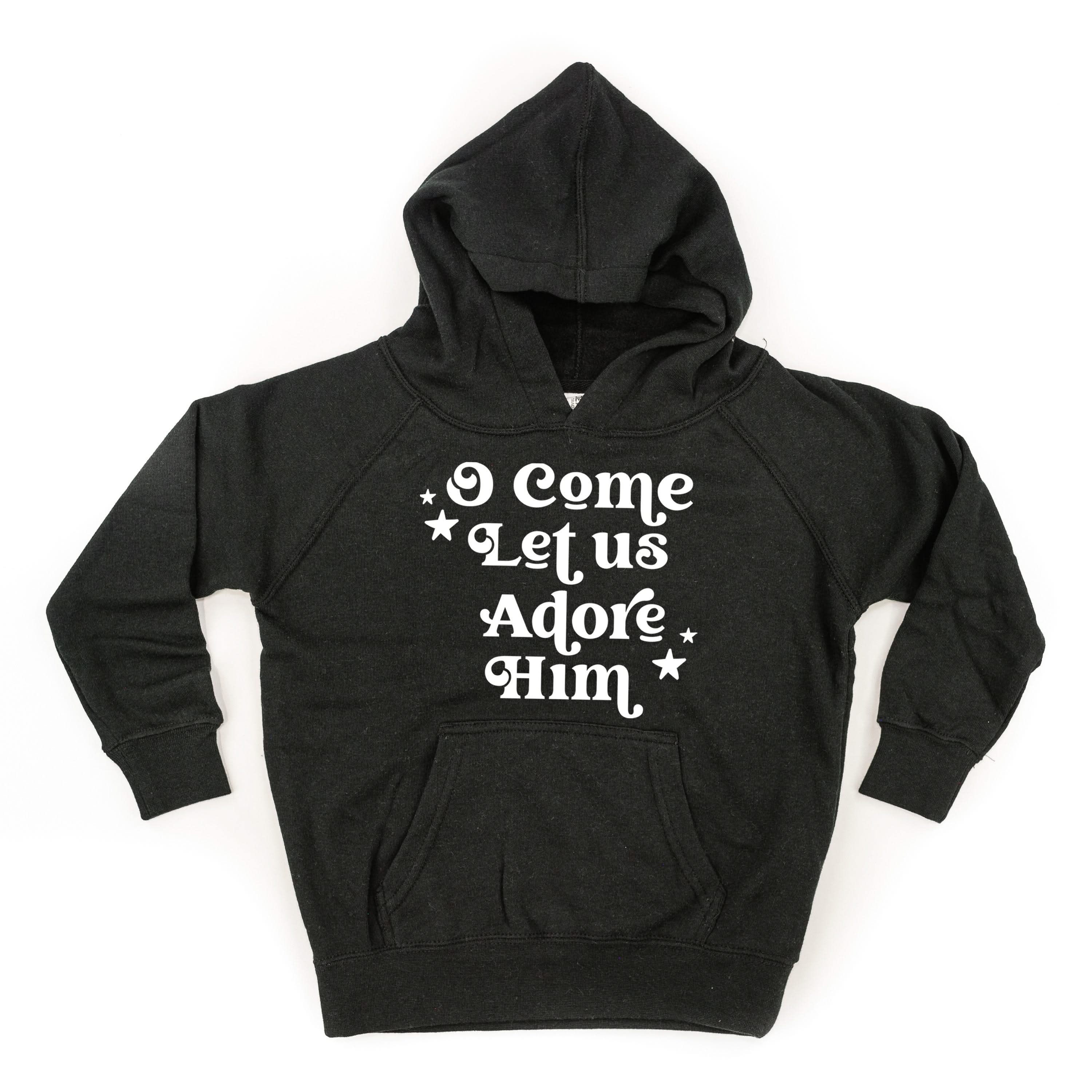 O Come Let Us Adore Him - Child HOODIE Little Mama Shirt Shop LLC