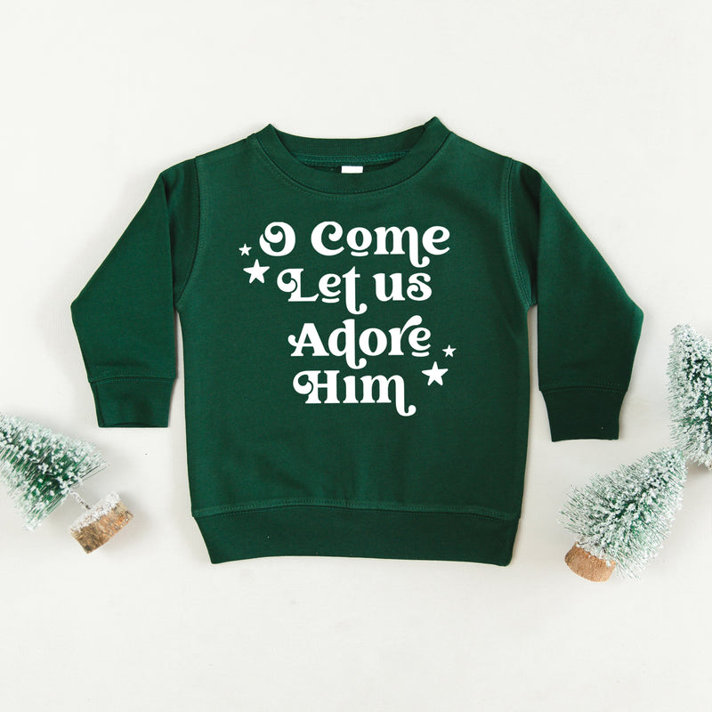 O Come Let Us Adore Him - Child Sweater