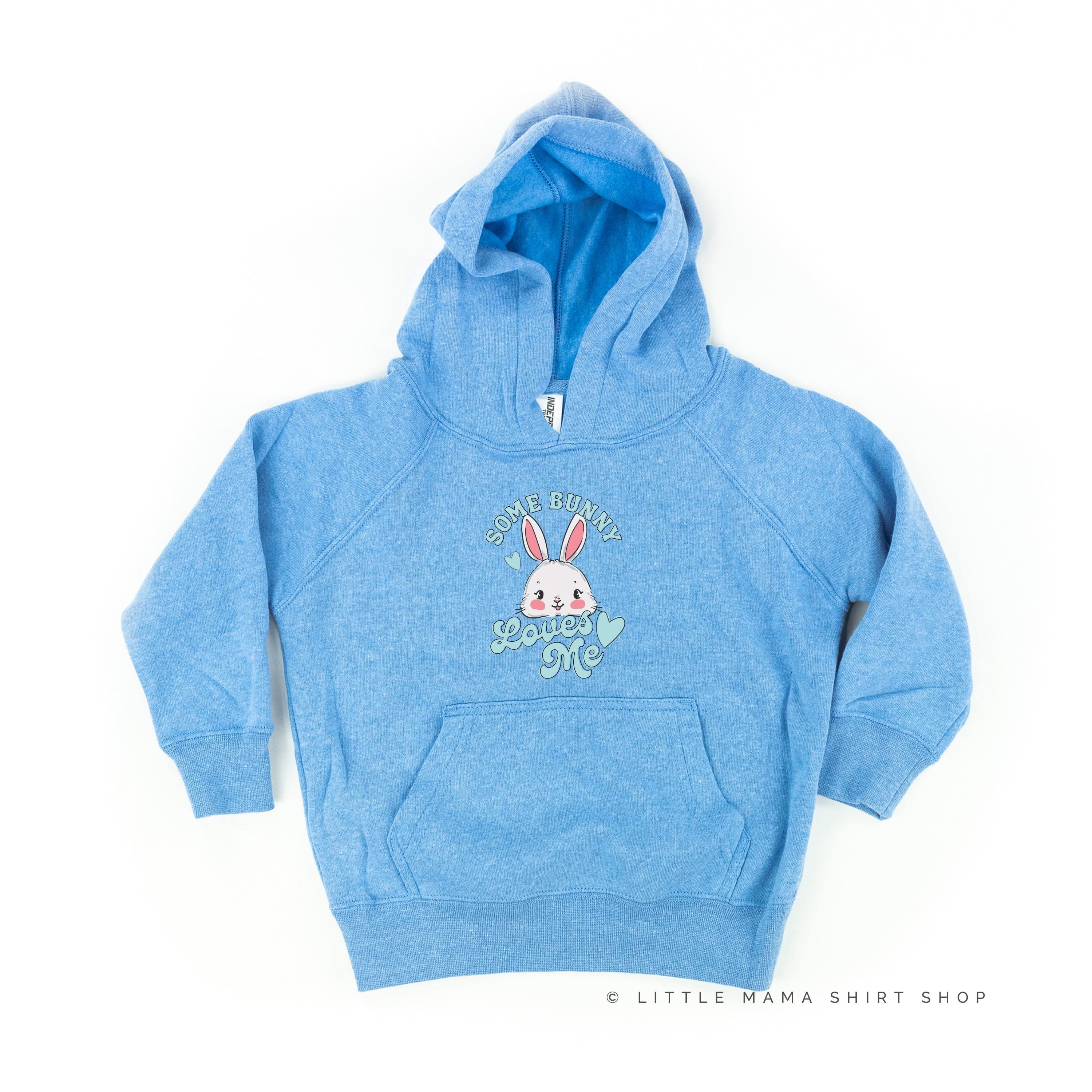 Some Bunny Loves Me - Child HOODIE Little Mama Shirt Shop LLC
