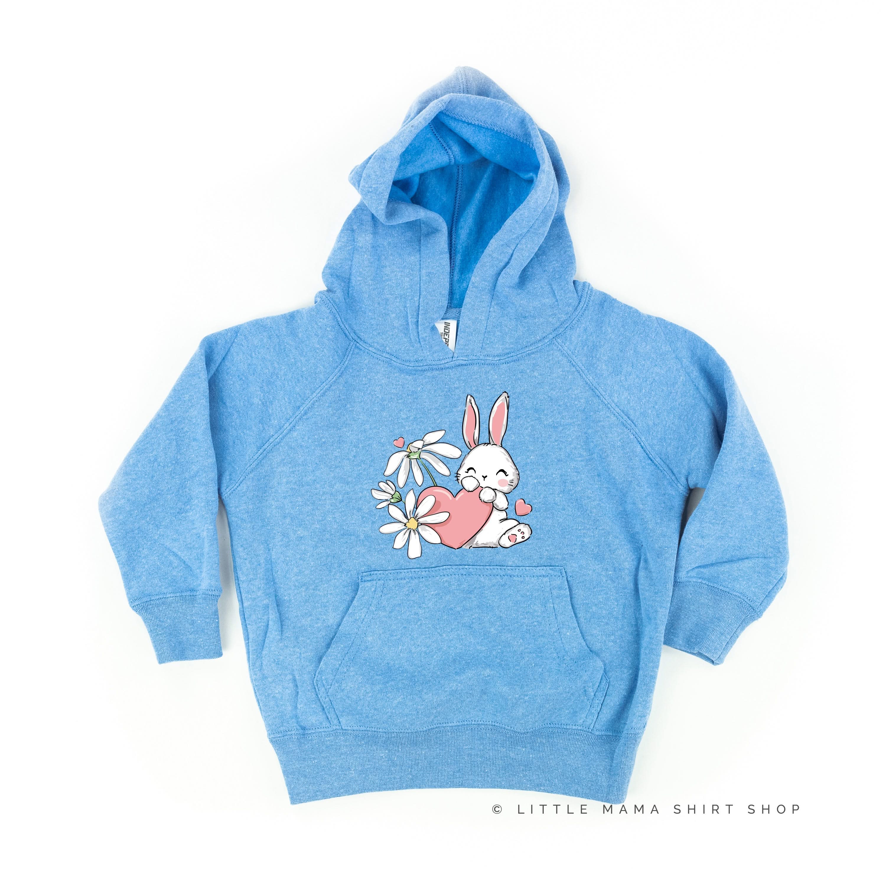 Vintage Love Bunny - Child HOODIE Little Mama Shirt Shop LLC