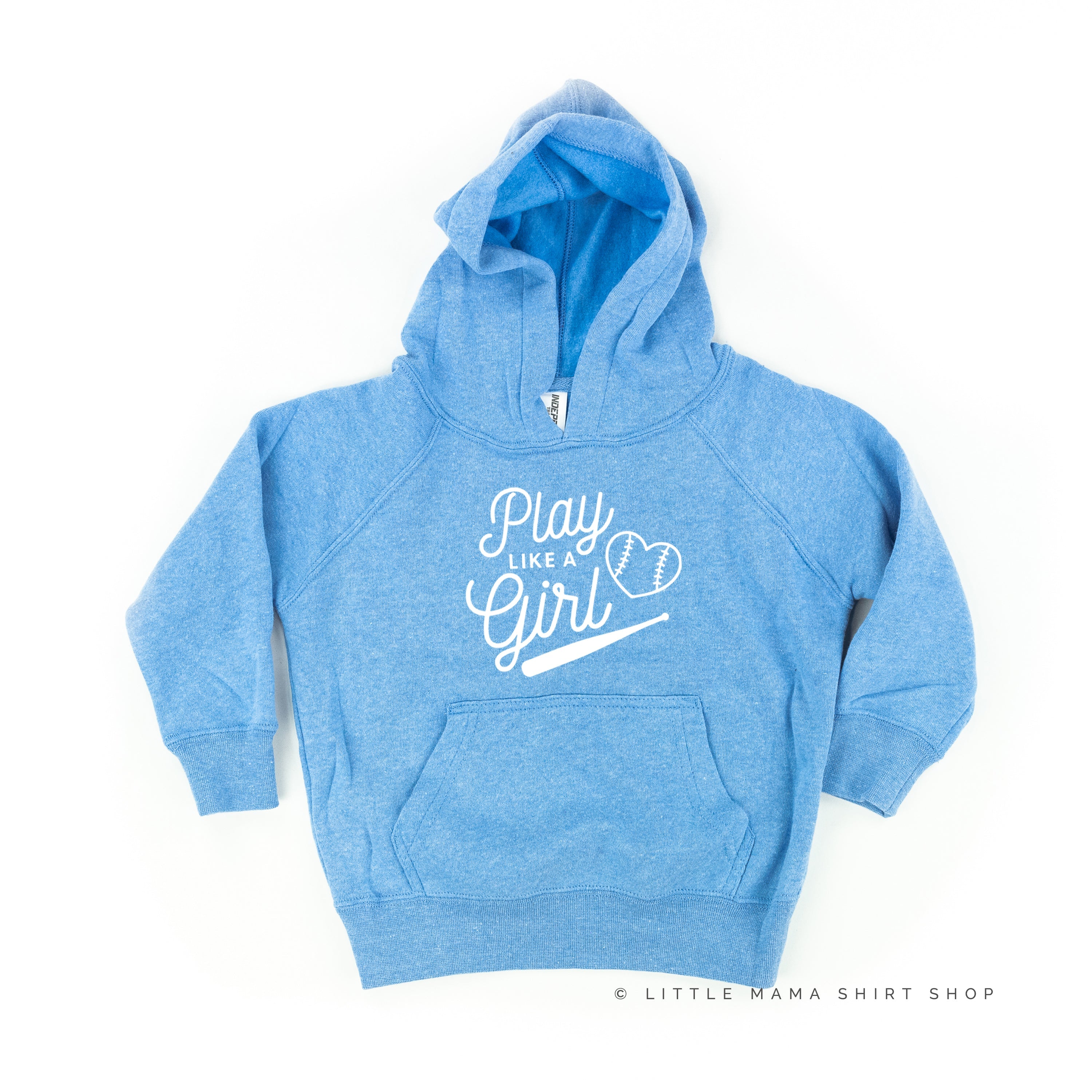Play Like A Girl - Child HOODIE Little Mama Shirt Shop LLC