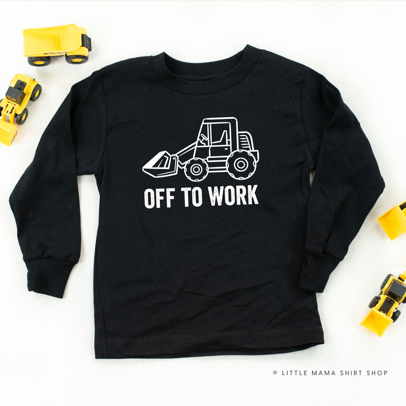 OFF TO WORK - Long Sleeve Child Shirt