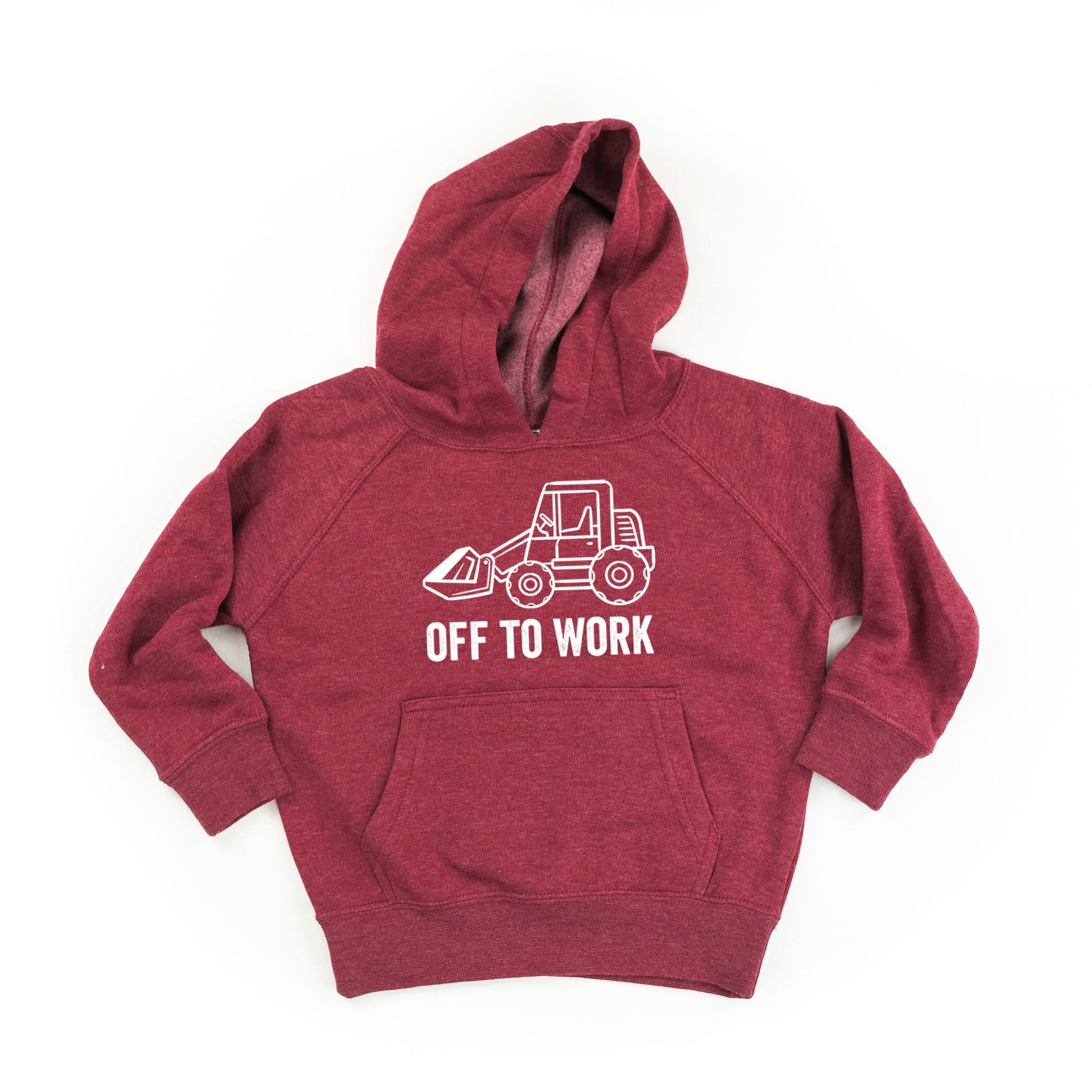 OFF TO WORK - CHILD HOODIE Little Mama Shirt Shop LLC