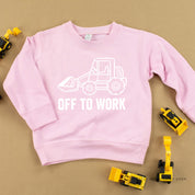 OFF TO WORK - Child Sweater Little Mama Shirt Shop