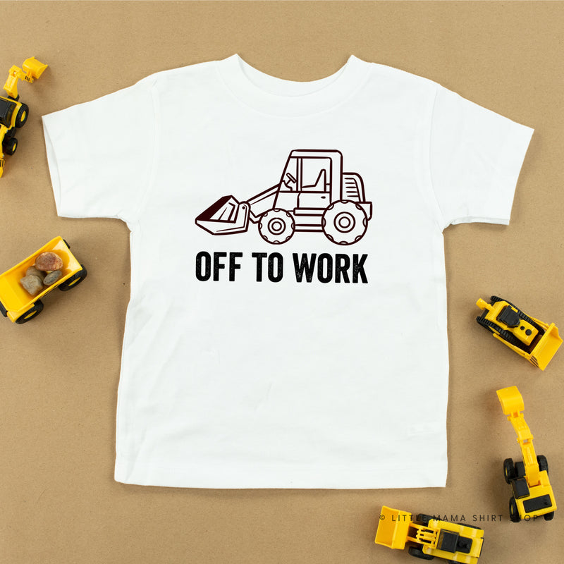 OFF TO WORK - Short Sleeve Child Shirt