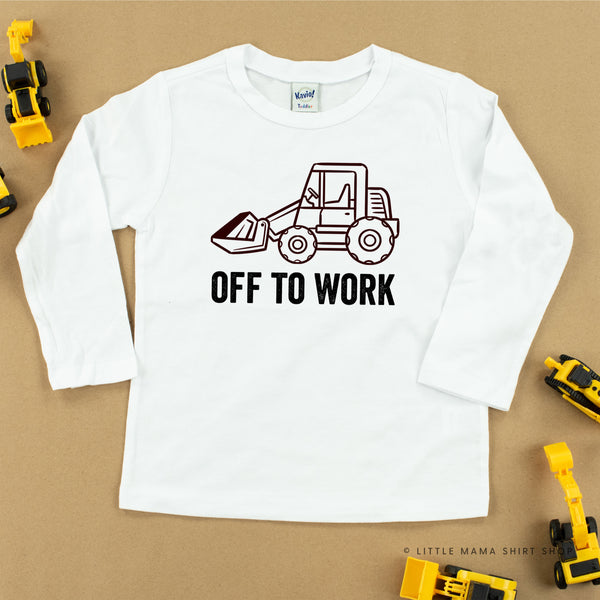 OFF TO WORK - Long Sleeve Child Shirt