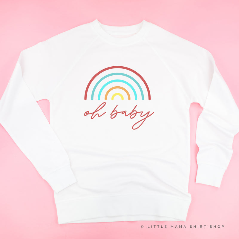 Oh Baby - (Rainbow) - Lightweight Pullover Sweater