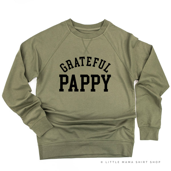 Grateful Pappy - (Varsity) - Lightweight Pullover Sweater