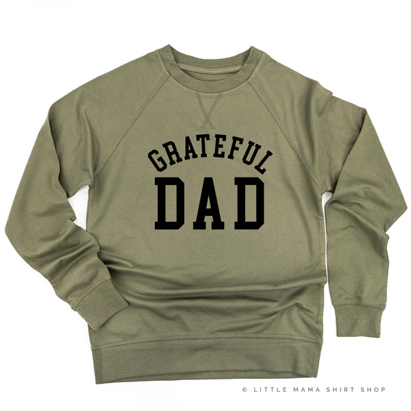 Grateful Dad - (Varsity) - Lightweight Pullover Sweater
