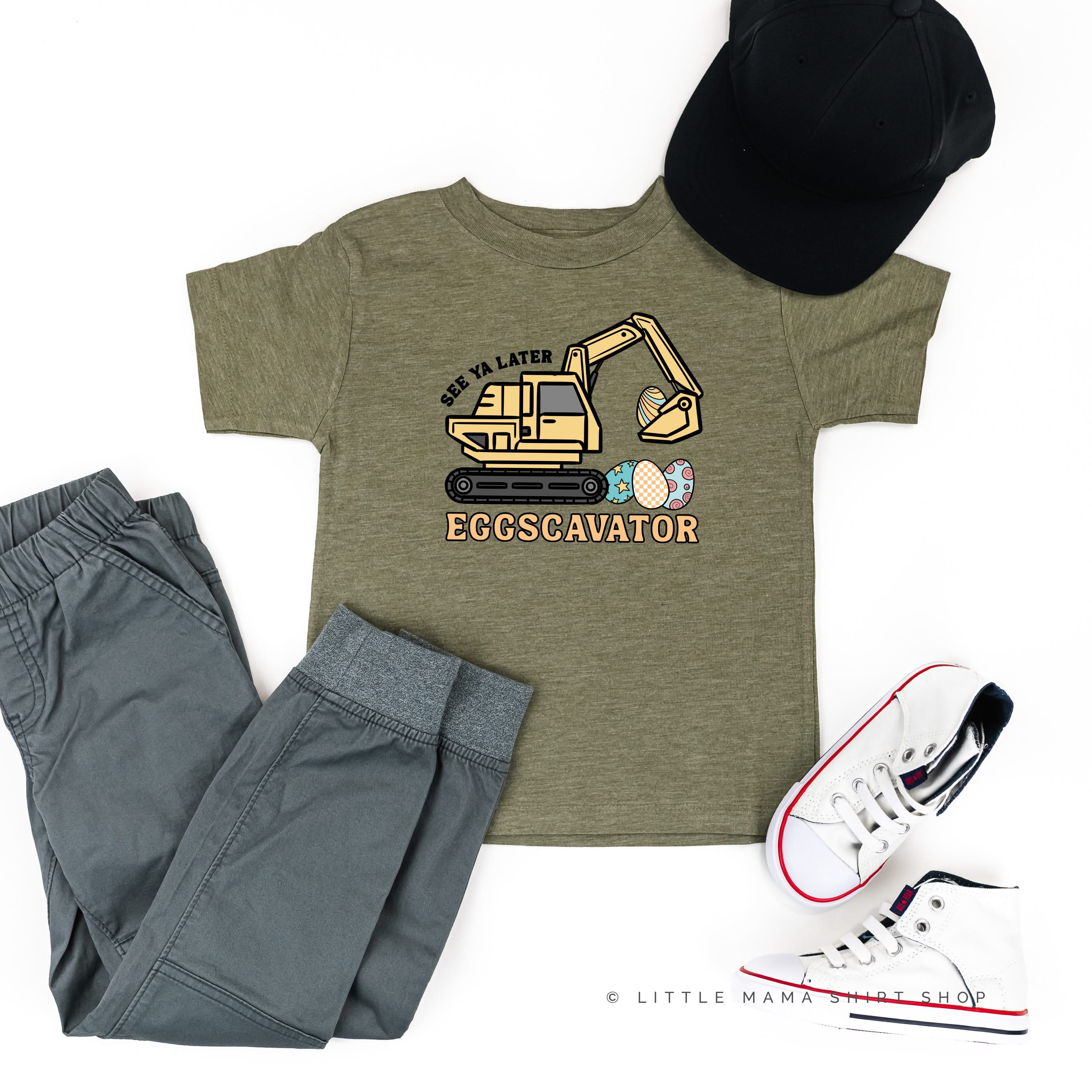 Eggscavator - Child Tee Little Mama Shirt Shop