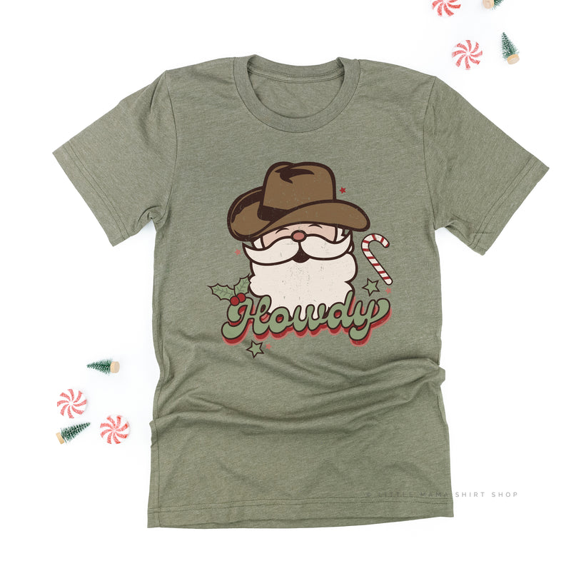 Howdy - Cowboy Santa - Unisex Tee