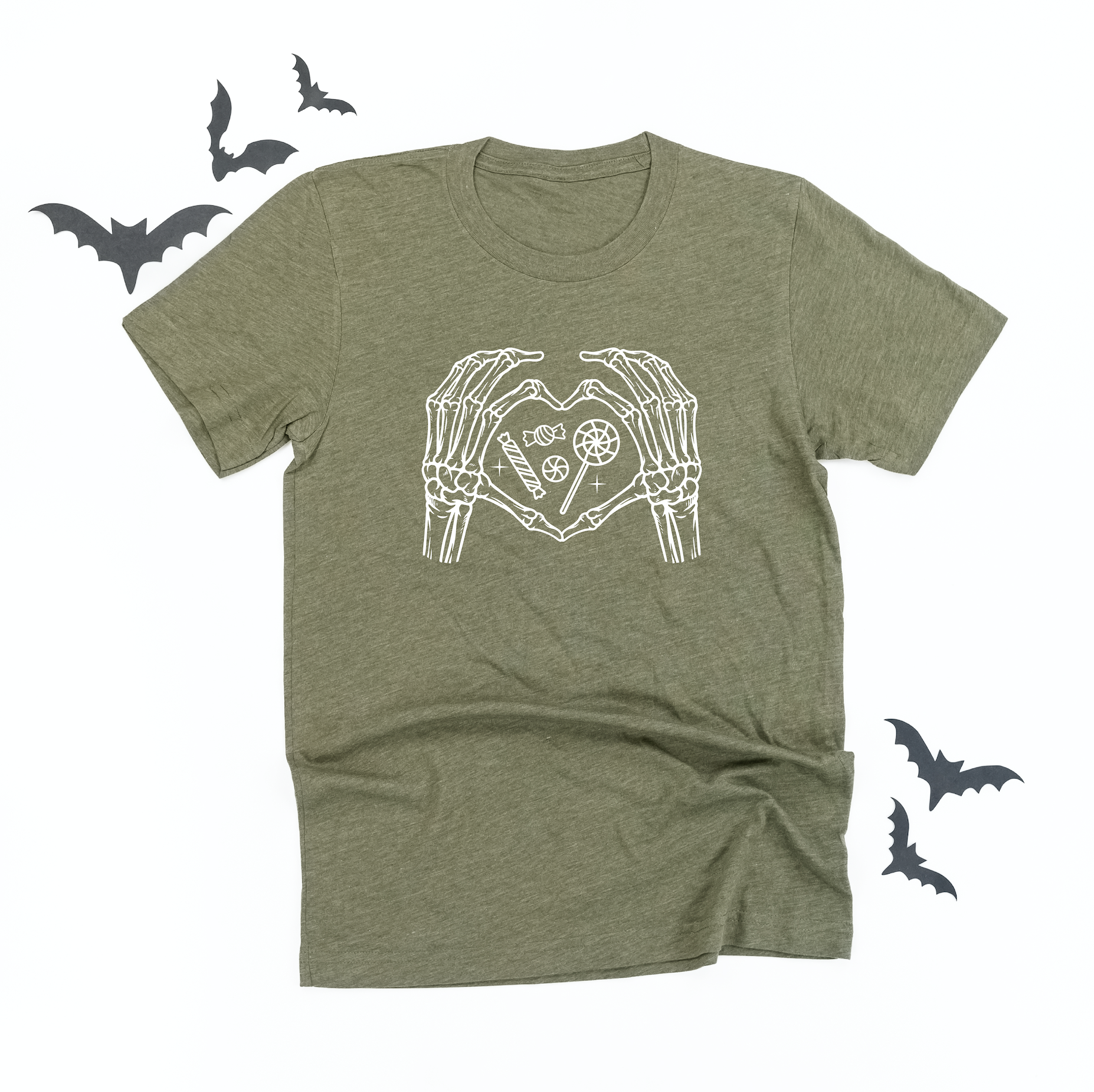 Skeleton Heart Hands - Unisex Tee
