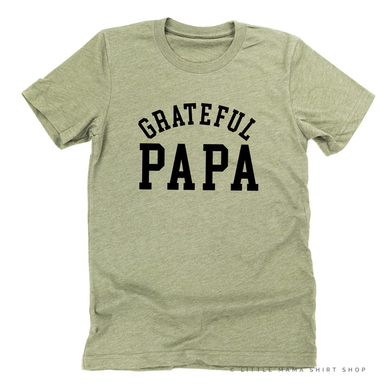 Grateful Papa - (Varsity) - Unisex Tee