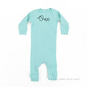 Birthday Number - One - New Cursive - Baby Sleeper