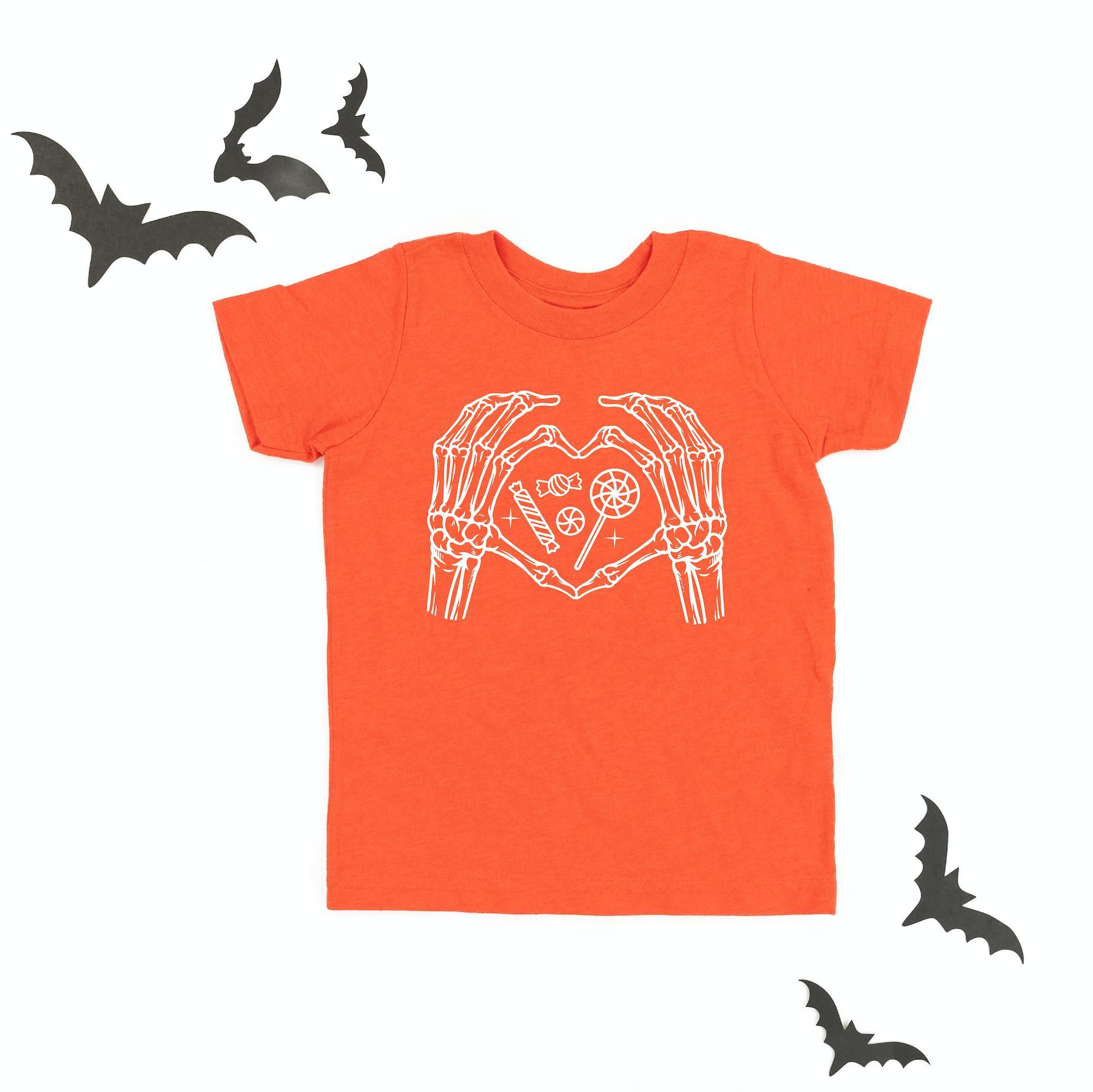 Skelton Heart Hands - Child Tee