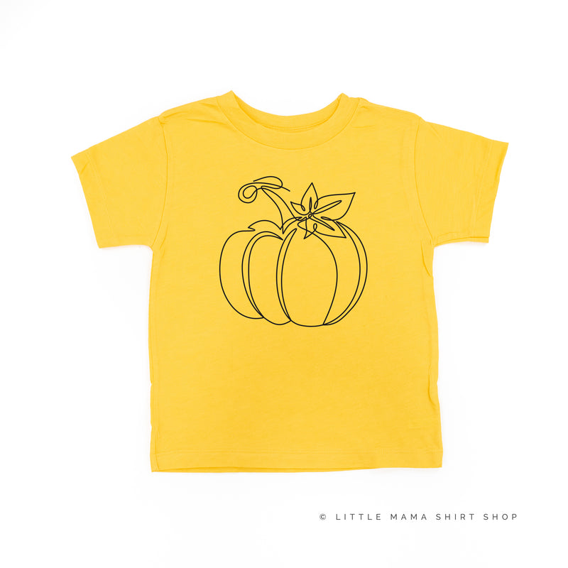 OUTLINE PUMPKIN - Short Sleeve Child Shirt