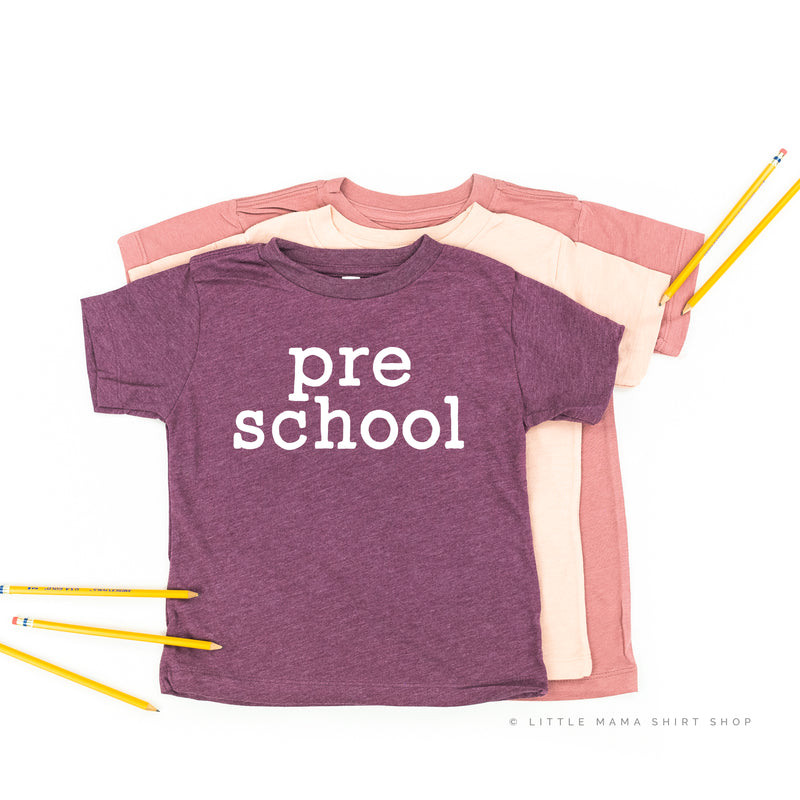 Pre School - Short Sleeve Child Shirt