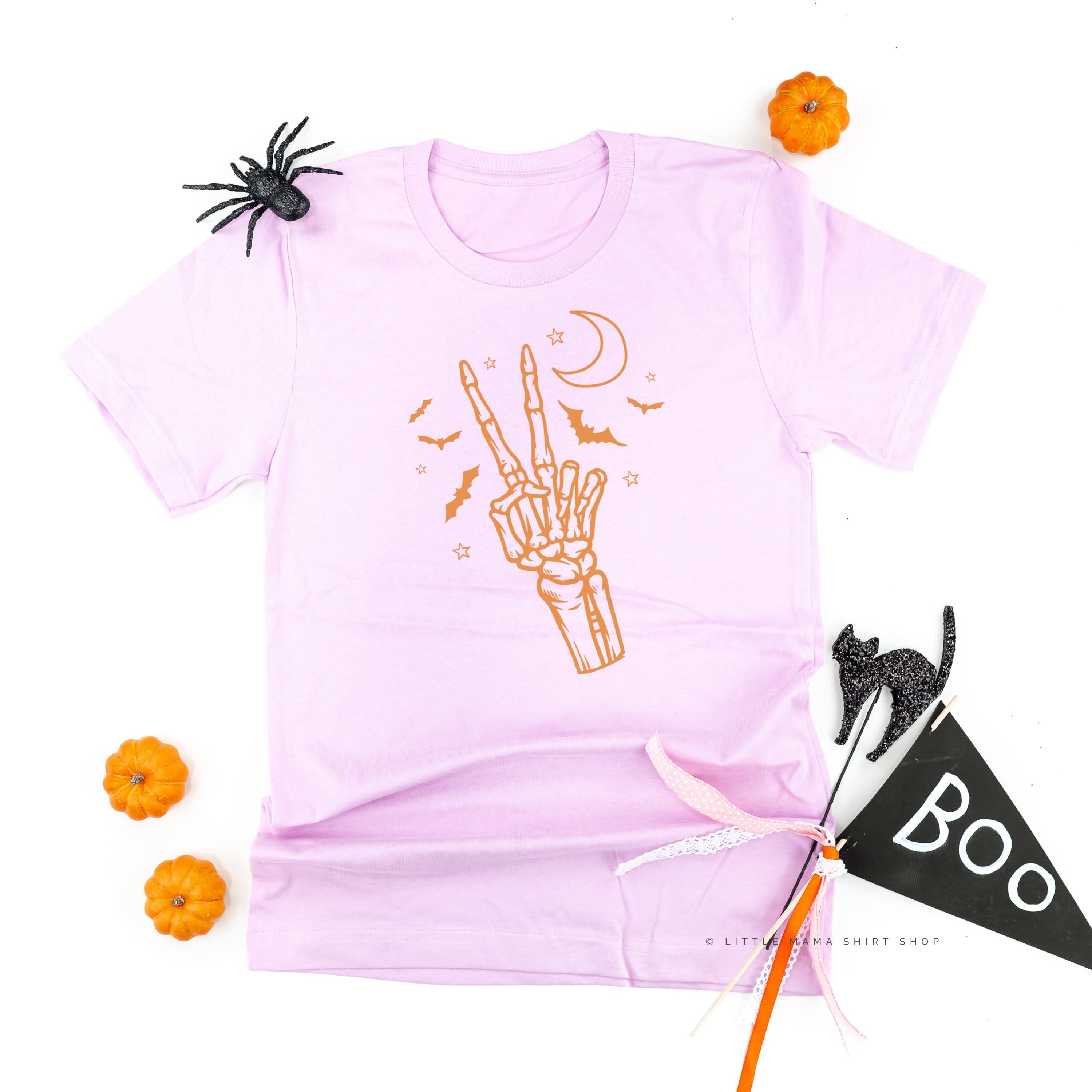 Peace - Skeleton - Unisex Tee Little Mama Shirt Shop