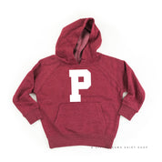 VARSITY INITIALS - Child Hoodie Little Mama Shirt Shop LLC