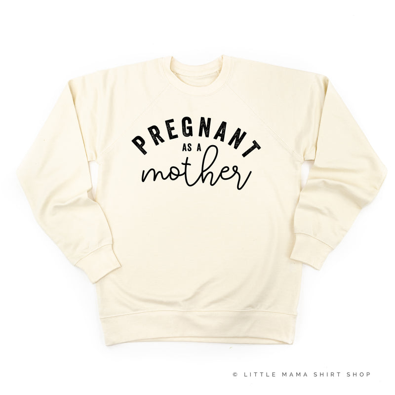 Pregnant As A Mother - Lightweight Pullover Sweater