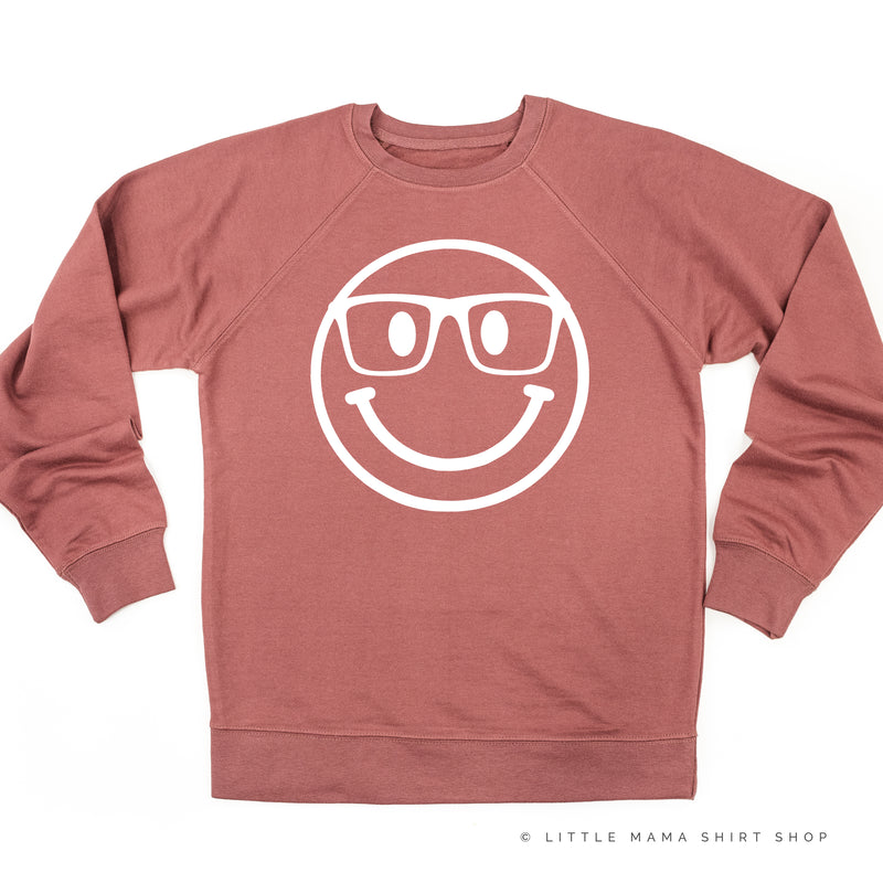 SMARTY PANTS SMILEY - Lightweight Pullover Sweater