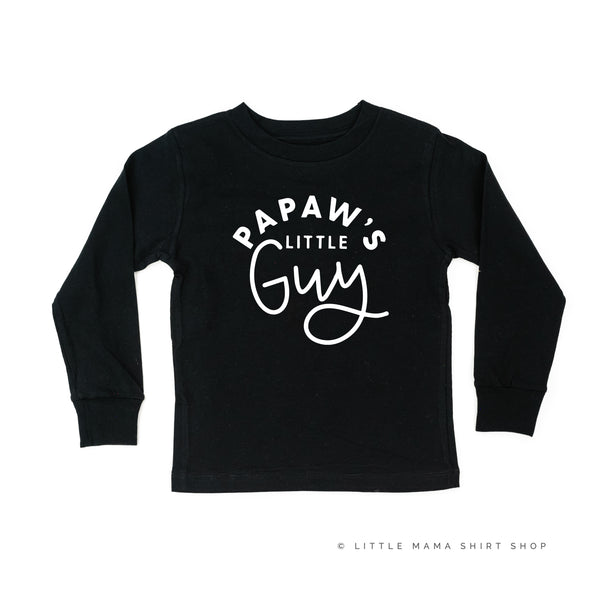 Papaw's Little Guy - Long Sleeve Child Shirt