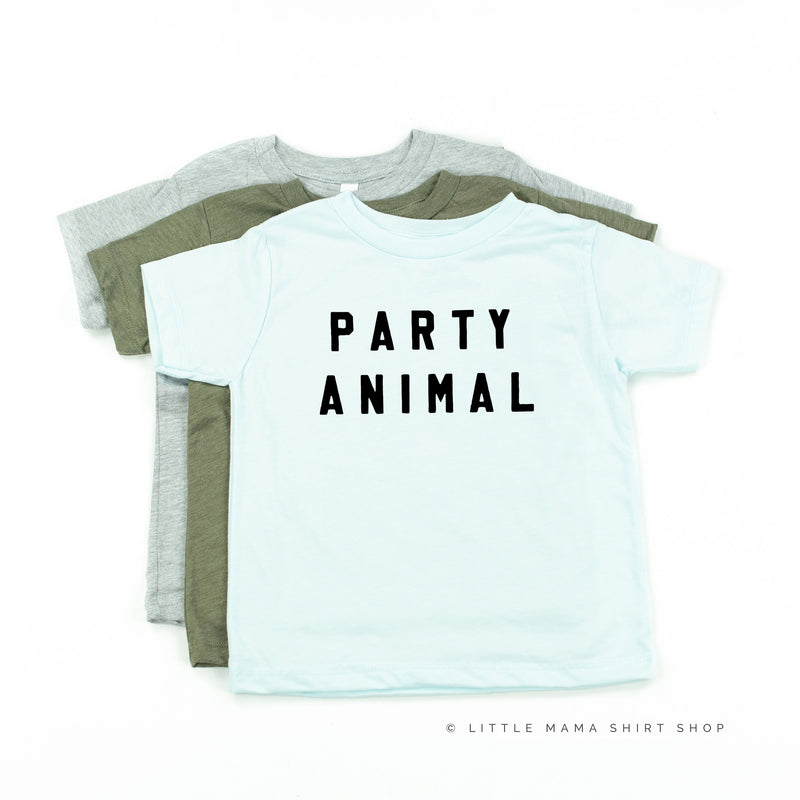 PARTY ANIMAL - BLOCK FONT - Child Shirt