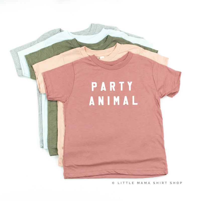 PARTY ANIMAL - BLOCK FONT - Child Shirt