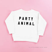 Party Animal - Block Font - Child Sweater Little Mama Shirt Shop