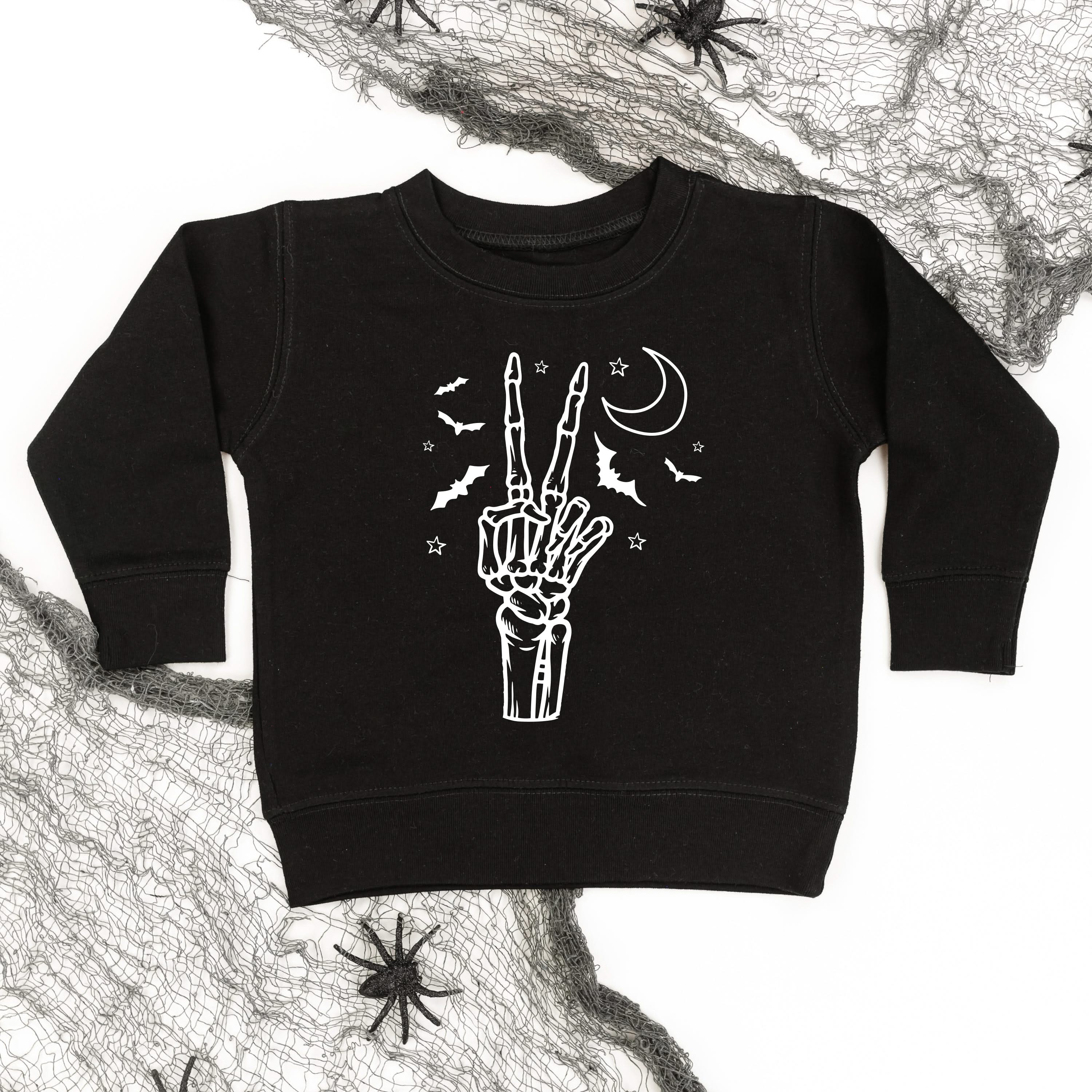 Peace - Skeleton - Child Sweater Little Mama Shirt Shop