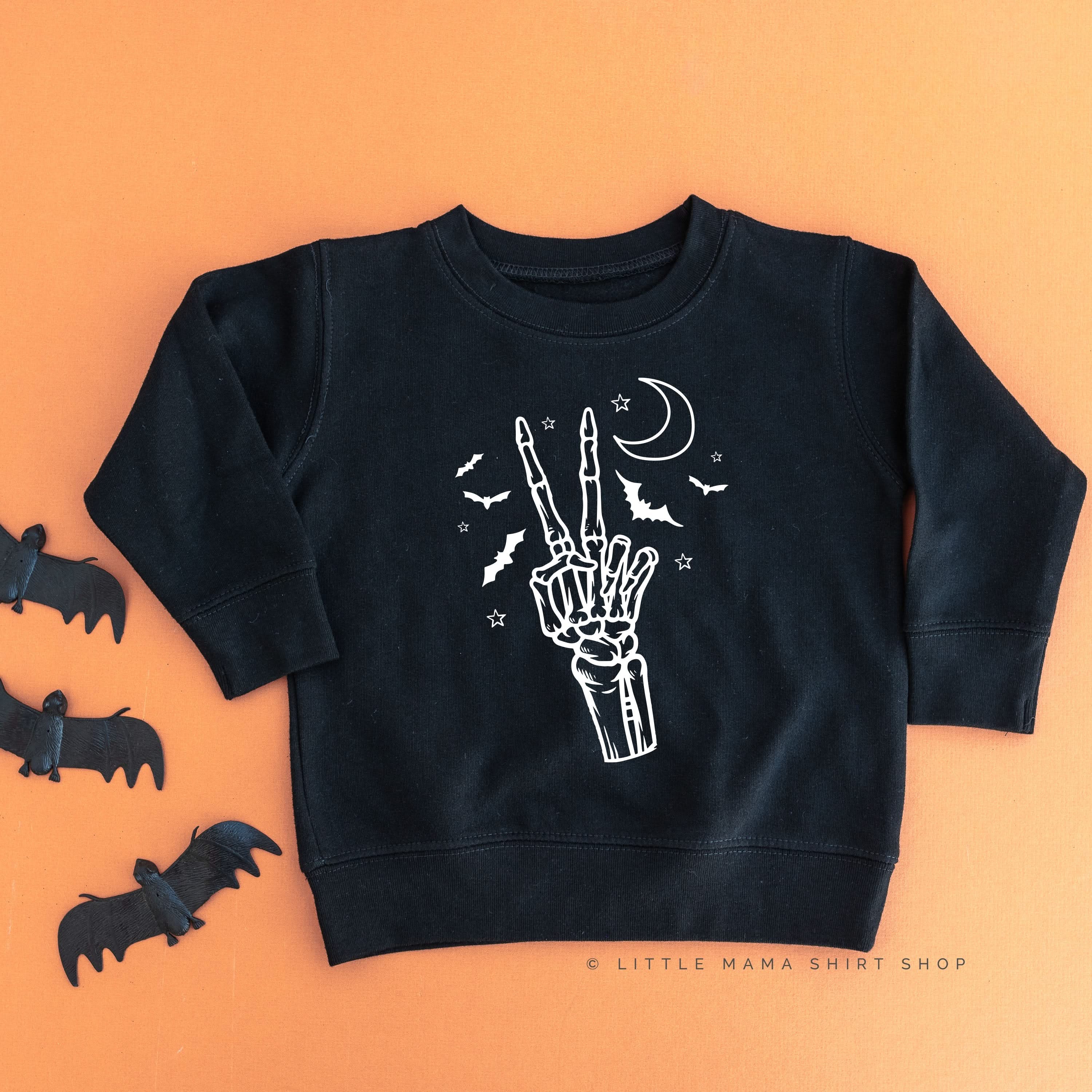 Peace - Skeleton - Child Sweater Little Mama Shirt Shop