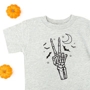Peace - Skeleton - Short Sleeve Child Shirt Little Mama Shirt Shop