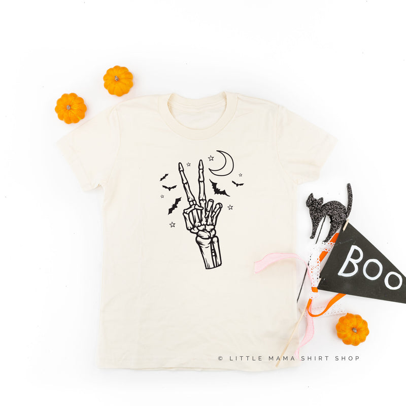 Peace - Skeleton - Short Sleeve Child Shirt