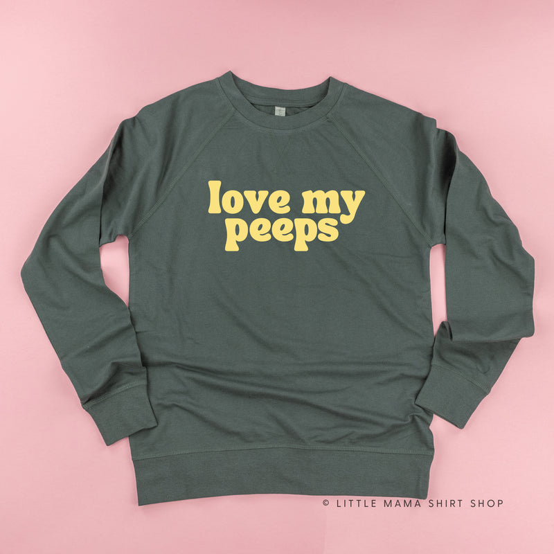 LOVE MY PEEPS - Groovy - Lightweight Pullover Sweater