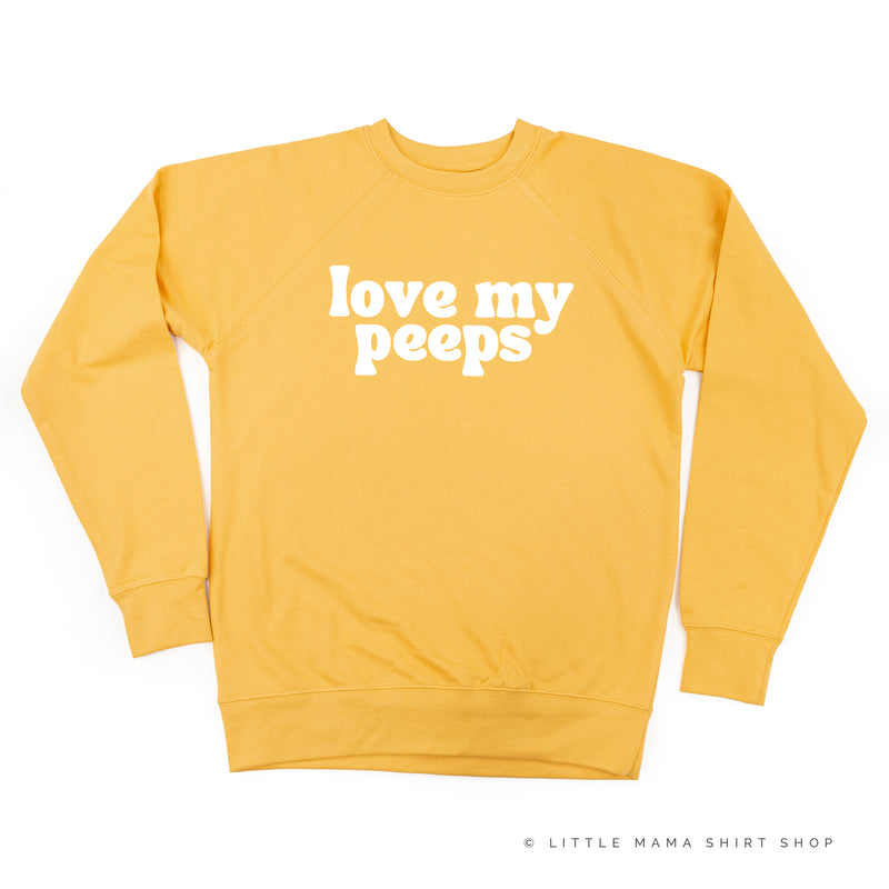 LOVE MY PEEPS - Groovy - Lightweight Pullover Sweater