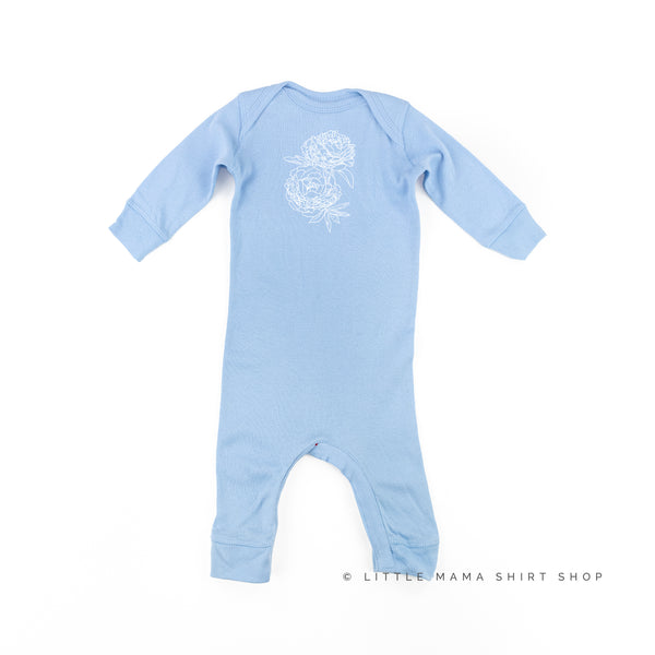 PEONY - One Piece Baby Sleeper