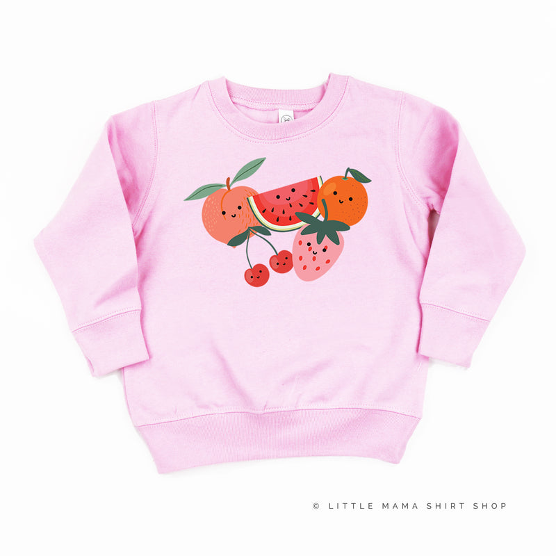 Group of Smiley Fruit - Child Sweater