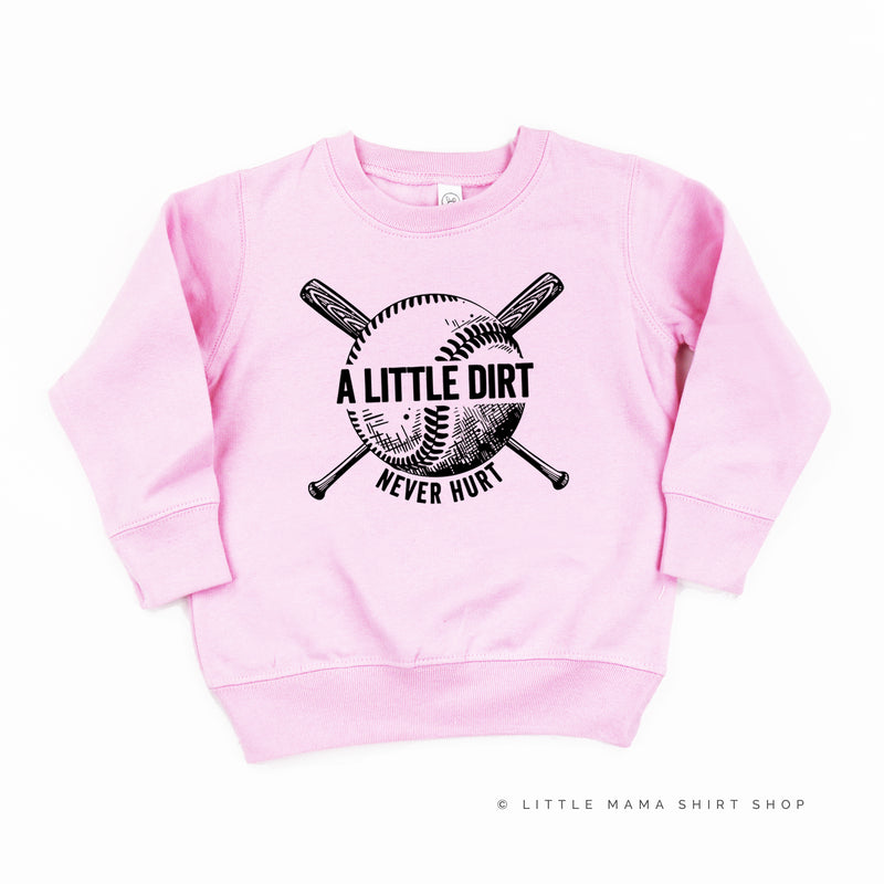 Baseball - A Little Dirt Never Hurt -Child Sweater