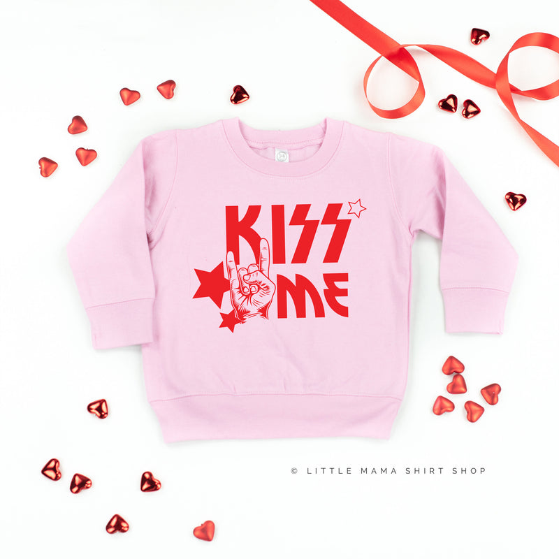 Kiss Me - Valentine Band Tee - Child Sweater